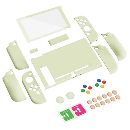 PlayVital AlterGrips Dockable Protective Case for Nintendo Switch Antique Yellow - Picture 3 of 5