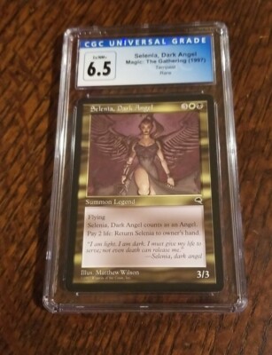 mtg tempest card list Selenia, Dark Angel Tempest CGC 6.5 Ex/NM+ Reserved List MTG Magic Graded  Card