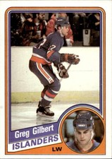 1984-85 Topps #93 Greg Gilbert Hockey Card