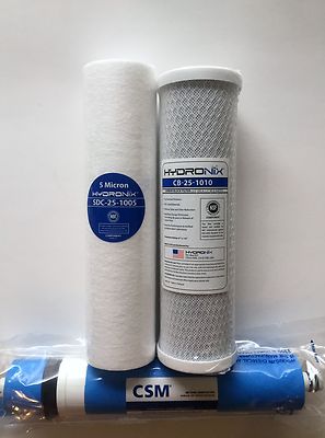 HYDRO-LOGIC STEALTH SMALL BOY 200 ANNUAL REPLACEMENT FILTER PACK-100GPD MEMBRANE