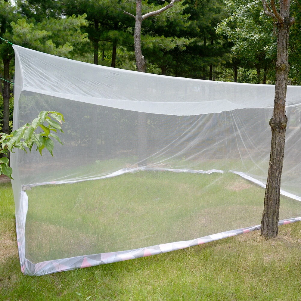 Extra Large size White Mosquito Fly Net Netting Indoor Outdoor Camp  Portable bug