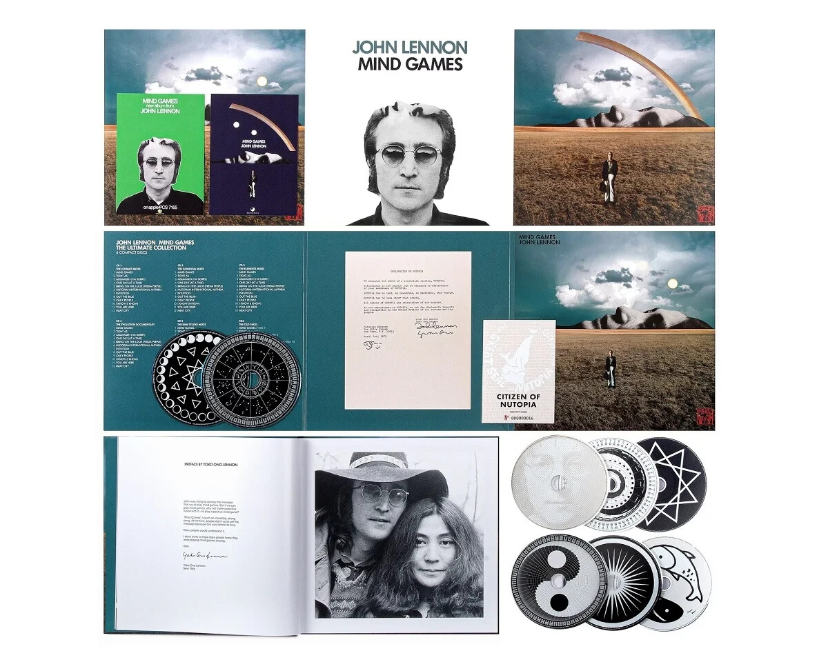 JOHN LENNON - Mind games (2024) 6 CD+2 Blu Ray+BOOK pre order