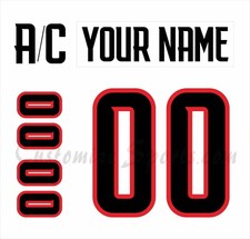 Portland Winterhawks Customized Number Kit For 2021-2022 Away Uniform