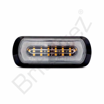 Halo Ring Dual LED gelb Stroboskop & weiß DRL/Markierungslicht 12 V 24 V LKW LightBar