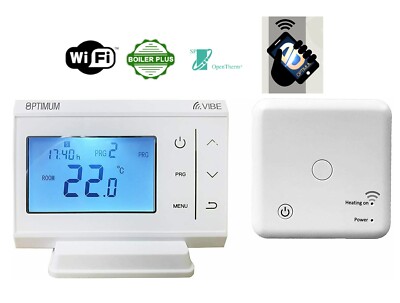 Optimum OP-WFSTAT Vibe WiFi + RF Digital Programmierbarer Raumthermostat Funk