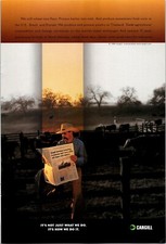 Cargill It's How we do it Original Vintage Print Ad