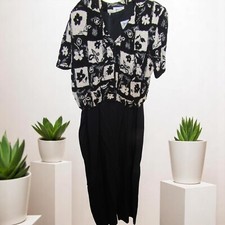 Vtg Jeffrey Dara Jumpsuit and Jacket by Linda Hutley Size 14