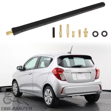 7" Short Black External Antenna Mast Radio AM/FM For Chevrolet Spark 2013-2023