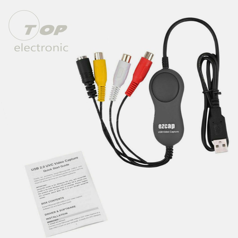 USB Video Capture EZCAP159 WINDOWS MAC Dual Video Capture Card Free Drive