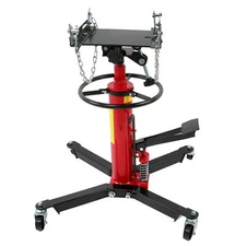Hydraulic Transmission Jack 2-Stage 1322-1660LBS Capacity 360° Swivel Wheel