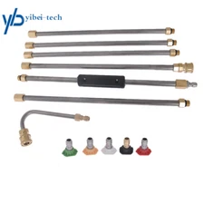 4000PSI High Pressure Washer Extension Wand Replace Lance Gutter Cleaner Nozzle