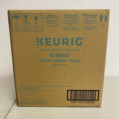 Keurig K-Mini Single Serve Espresso Machine K-Cup Pod Coffee Maker Aqua