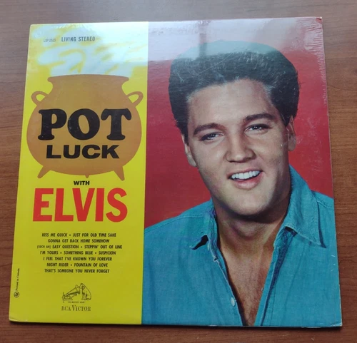 CANADA!!! SEALED!! ELVIS PRESLEY Pot luck 1968 ORANGE RCA Victor LSP-2523 OST LP