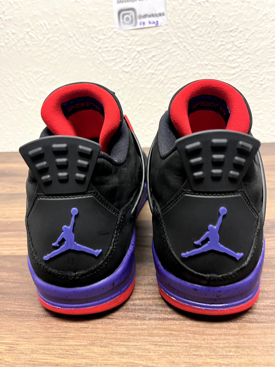 NIKE / ハイカットスニーカー/27cm/BLK/AQ3816-065// Nike Air Jordan 4 Retro NRG Raptors Black Court Purple Red AQ3816