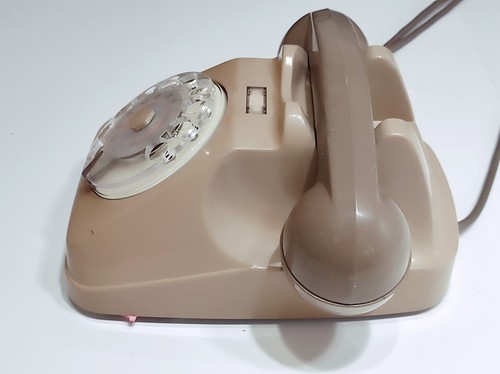 Telefono vintage fisso casa FATME grigio a disco rotella antico anni 60 70 - Foto 5 di 19