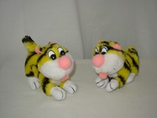 Lot Of 2 Vintage Tiger Plush Toys 13Cm PDI013