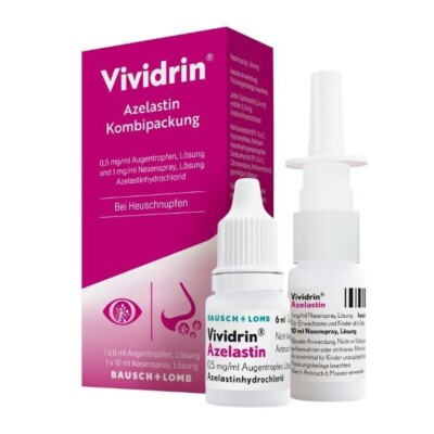 VIVIDRIN Azelastin Kombi 0,5mg/ml ATR+1mg/ml NAS 1 P PZN 17585565