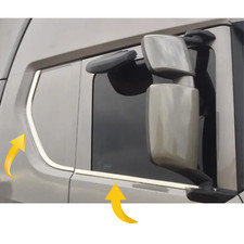 Edelstahl Zierleisten hinteres Fenster für Scania NG S500 R450 Chrom Zubehör 4St
