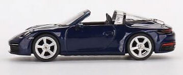 TSM Mini GT 1 64 Porsche 911 Targa 4S Gentian Blue Metallic 412