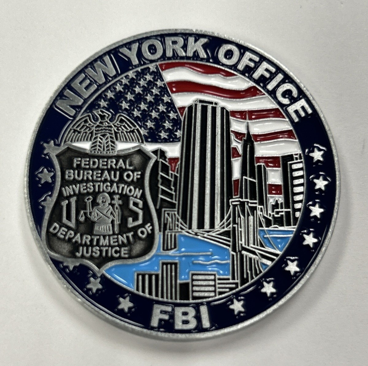 FBI New York Field Office 26 Fed Plaza Challenge Coin