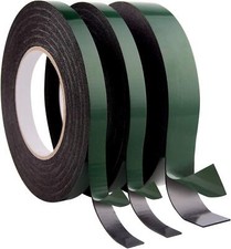 30 Meters Foam Tape Double Sided Black Sponge Tape Waterproof Mounting Tape for