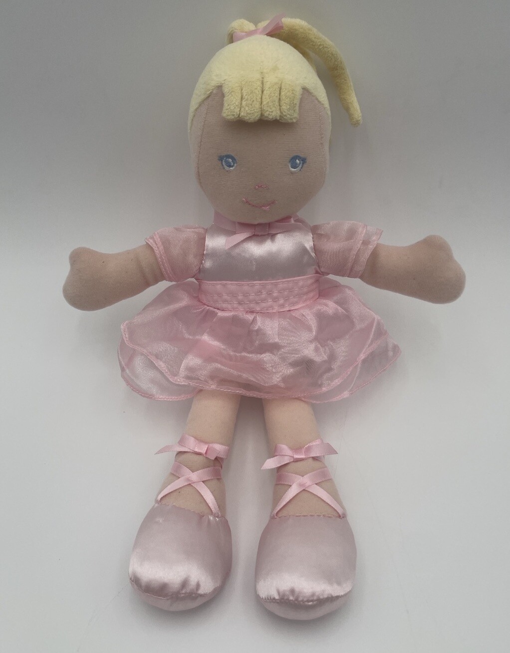 Garanimals Plush Ballerina Doll Pink Satin Shoes Tutu Blonde