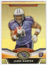 JAMIE HARPER REFRACTOR ROOKIE 2011 TOPPS PLATINUM TENNESSEE TITANS