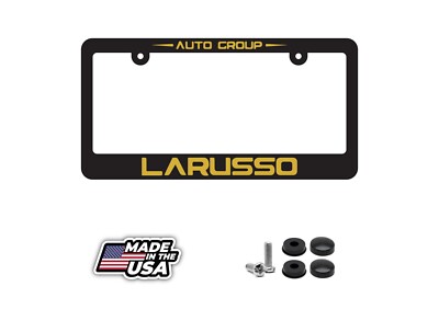 Larusso Auto Group Cobra Kai  License Plate Frames Holder Vinyl Decal Truck Two 