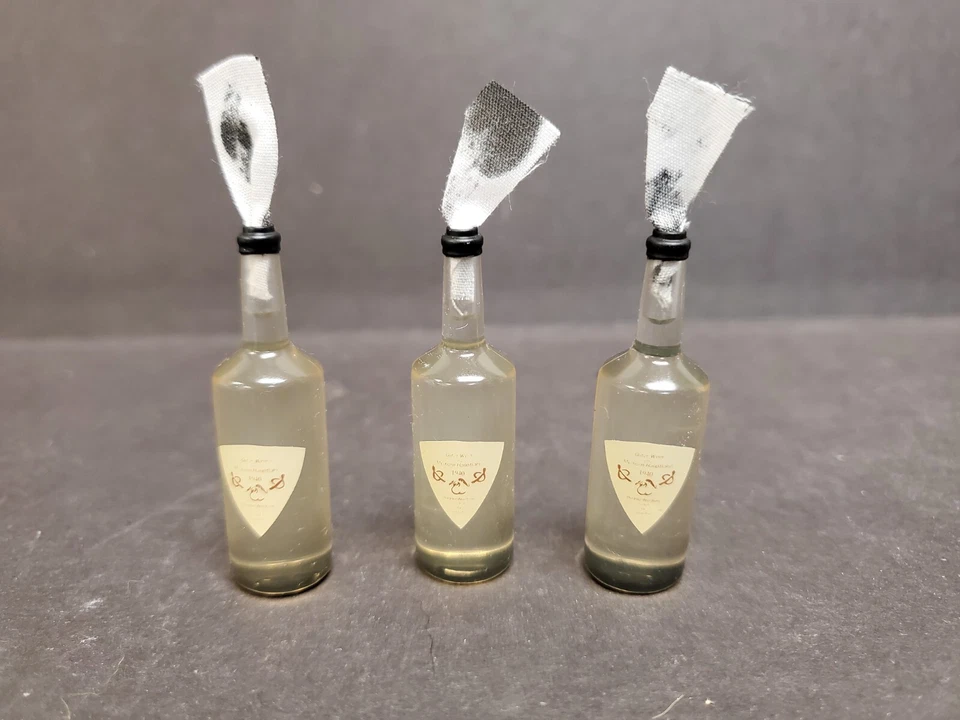 Paquete de 3 botellas de licor ruso a escala 1/6 Toy Soldier Molotov Foto 4 de 4