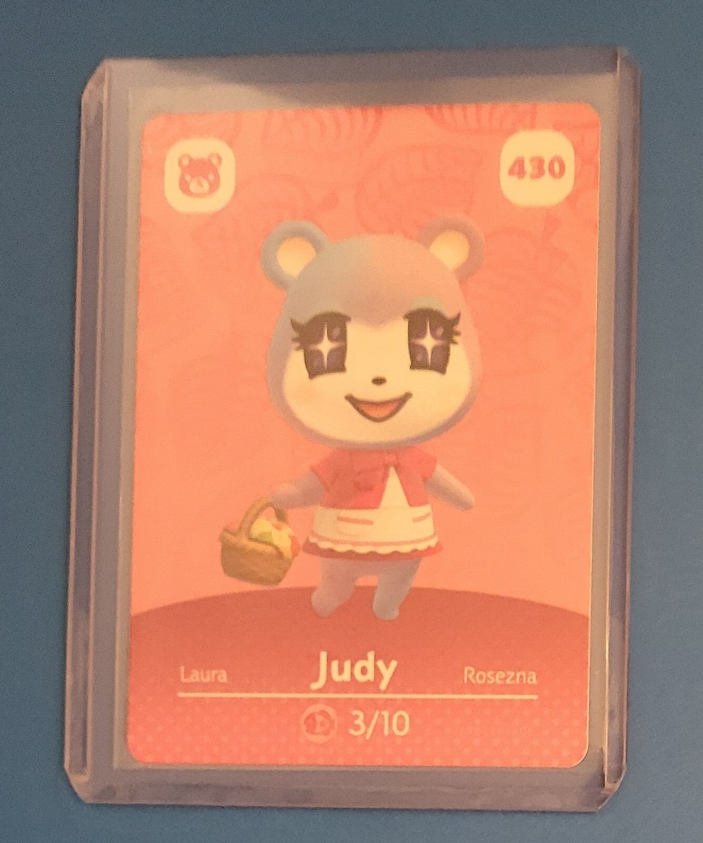 Judy - 430 Animal Crossing Amiibo Card | eBay