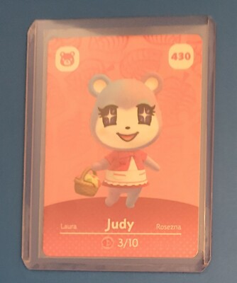Judy - 430 Animal Crossing Amiibo Card | eBay