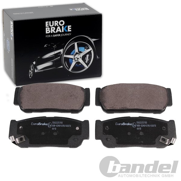 Eurobrake BremsbelÄGe Satz Hinterachse Passend FÜR Ssangyong Kyron Rexton-image