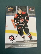2024-25 Upper Deck CHL Star Rookie Aaron Sawatzky #399 Base Hockey Card
