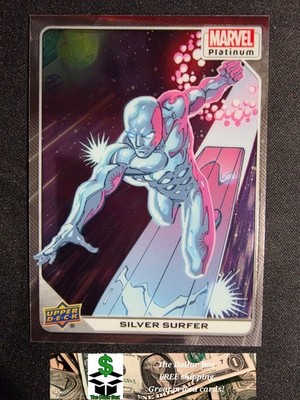 2022 Upper Deck Marvel Platinum Silver Surfer Card #93 | eBay
