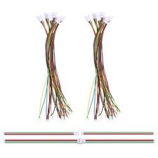 10 Pairs 1.25mm 4PIN Micro Male Female Connector Plug with 28 AWG 150mm Wire