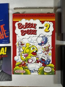 Bubble Bobble Part 2 (Nintendo NES, Taito) Cib Complete - Authentic & Tested