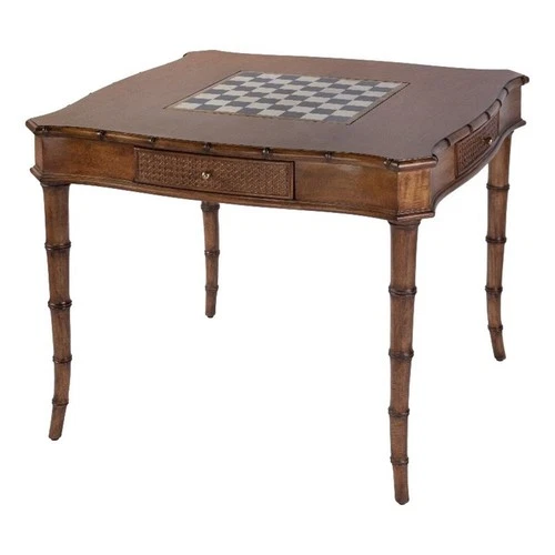 Butler Specialty Company Osman 36"W Square Wood Chess-Checker Table-Brown - Picture 1 of 5