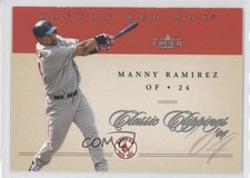 2004 Fleer Classic Clippings Manny Ramirez #24 7tj