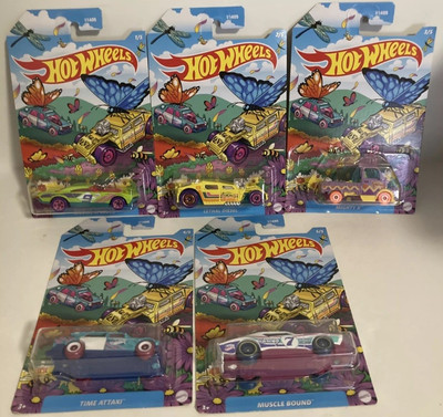 2025 VHTF Hot Wheels Spring Mix 1 Limited Edition 5-Car Set ~ SAME DAY BOX SHIP