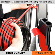 Car Door Seal Strip Rubber B Shape Weatherstrip Sound Insulation Seal car new uk