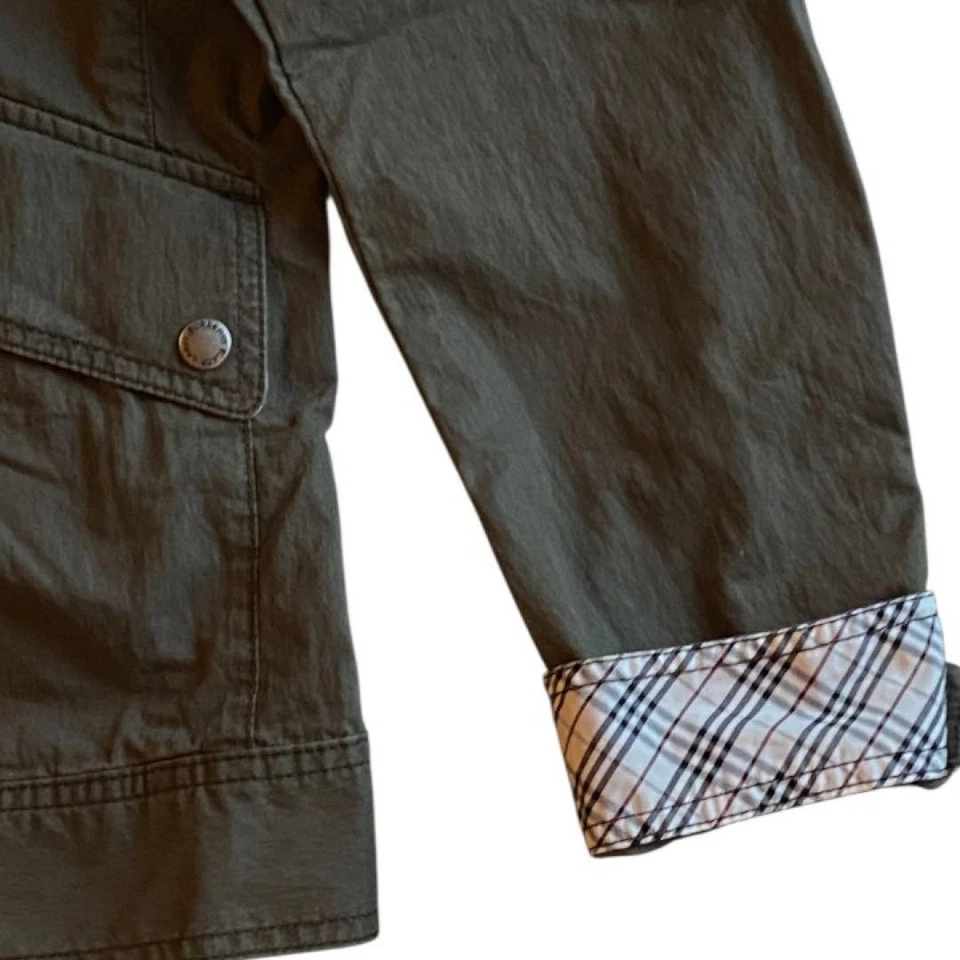 BURBERRY BLACK LABEL 2-Way Military Jacket Vest L Used #EK BBB - Image 3 of 4