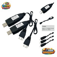 Reliable 11.1V 2A USB Lipo Battery Charger Cables – Ideal for Drones & RC Toys