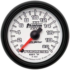 Auto Meter Phantom Ii Series Pyrometer Gauge 7545