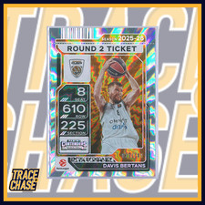 2025-26 Panini Contenders EuroLeague BK Davis Bertans Round 2 Ticket 027/149 #47