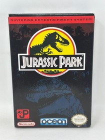 NES Nintendo - Jurassic Park - CIB Complete in Box w/ Manual & Poster - Tested