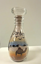 Handmade Sand Art Bottle Jordan Desert Camel Souvenir Decorative Glass Jar Gifts