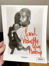 Treach Naughty By Nature Autograph Signed Promo Press Photo JSA Rap Hip Hop