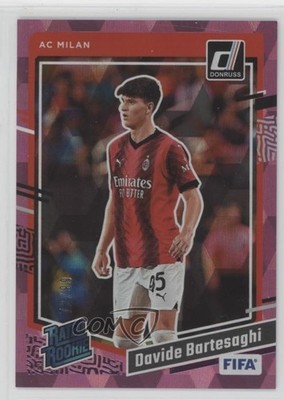 2023 Panini Donruss FIFA Rated Pink Cubic 72/99 Davide Bartesaghi Rookie RC 1o7b