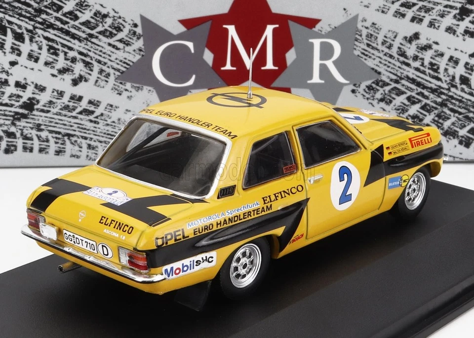 MODELLINO AUTO STATICO CMR OPEL ASCONA RALLY ACROPOLIS 1975 ROHRL SCALA 1/43 - Immagine 2 di 4