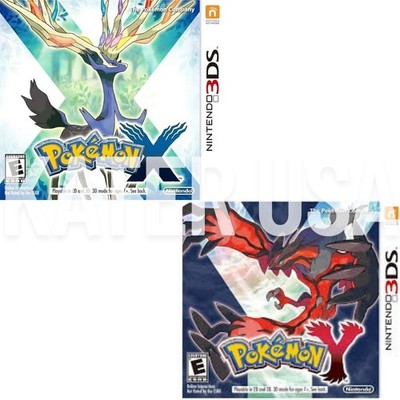 Pokemon X & Y 3DS Brand New Game Bundle (2013 RPG)